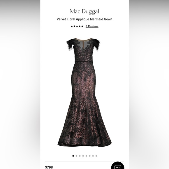 Mac Duggal Mermaid Gown - Picture 2 of 2